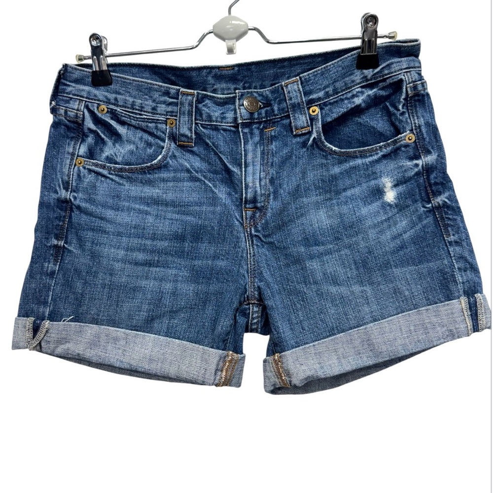 J.Crew Women’s Denim Blue Women's Shorts with rolled cuffs Size 26